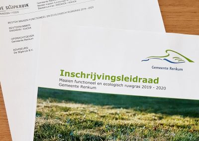 Directievoering onderhoudsbestekken – Gemeente Renkum